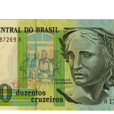 200 Cruzeiros - Brasil 1992