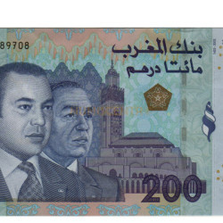 200 Dirham - Marrocos 2002 Nova