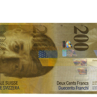 200 Francos - Suiça 1997