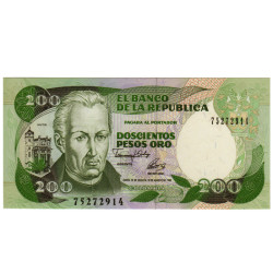 200 Pesos - Colombia 1992