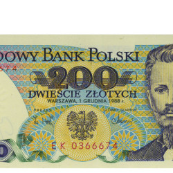 200 Zloty Polonia 1988
