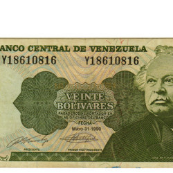 20 Bolivares - Venezuela 1990