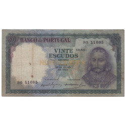 20 Escudos - Portugal 26-7-1960 MBC