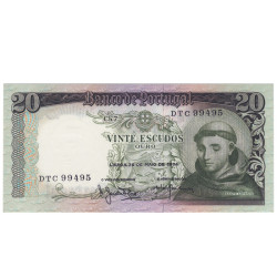 20 Escudos - Portugal 26-05-1964