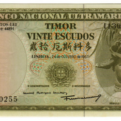 20 Escudos - Timor 1967