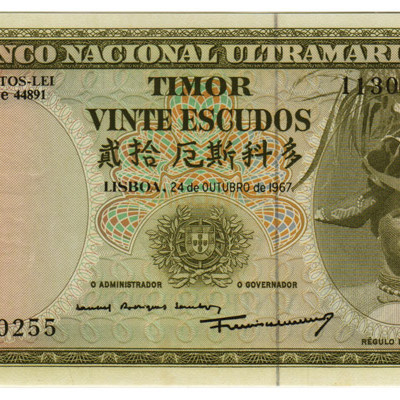20 Escudos - Timor 1967