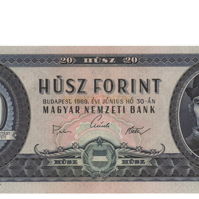 20 Forint - Hungria 1969