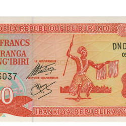 20 Francos - Burundi 2005