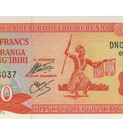 20 Francos - Burundi 2005