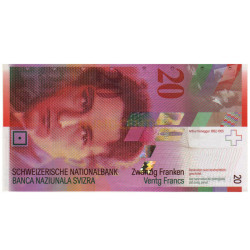 20 Francos - Suiça 1995