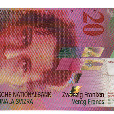 20 Francos - Suiça 1995