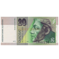 20 Korún - Eslovaquia 2001 Nova