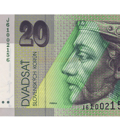 20 Korún - Eslovaquia 2001 Nova
