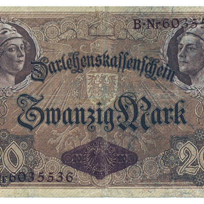 20 Mark - Alemanha 1914