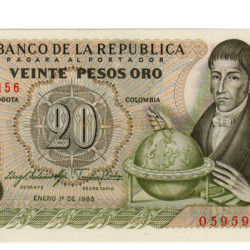 20 Pesos - Colombia 1983