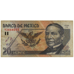 20 Pesos - Mexico 1999