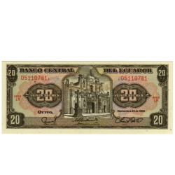 20 Sucres - Equador 1988