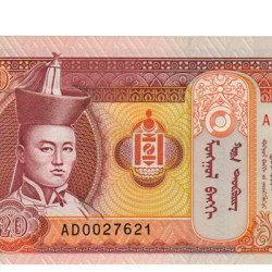 20 Tugrik - Mongolia 2000