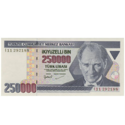 250000 Liras - Turquia 1970-98