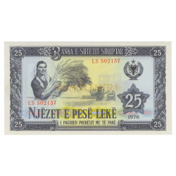 25 Leke - Albania 1976 Nova