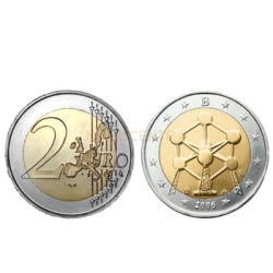 2 Euros Atomium Bélgica 2006