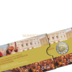2 Euros Centenário República Portuguesa Portugal 2010 Proof