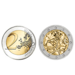 2 Euros 60 Aniversário Direitos Humanos Italia 2008