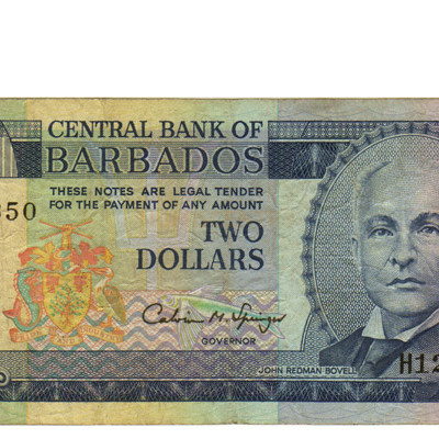 2 Dollars - Barbados 1995