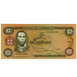 2 Dollars - Jamaica 1993 Nova