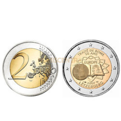 2 Euros Tratado de Roma Luxemburgo 2007