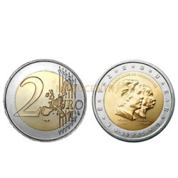 2 Euros Henri e Albert II Luxemburgo 2005
