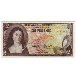 2 Pesos - Colombia 1977
