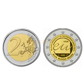 2 Euros Presidencia UE Bélgica 2010