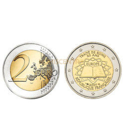 2 Euros Tratado Roma França 2007