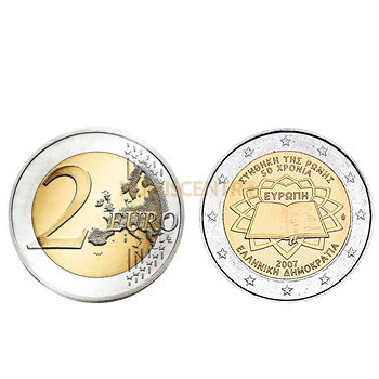 2 Euros Tratado Roma Grécia 2007