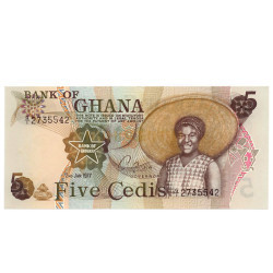 5 Cedis - Gana 1977 NOVA