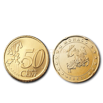 50 Centimos Monaco 2002