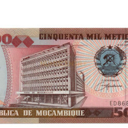 50000 Meticais - Moçambique 1993 NOVA