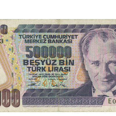 500000 Liras - Turquia 1970-93
