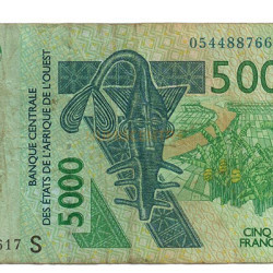 5000 Francs MBC - Senegal 2003