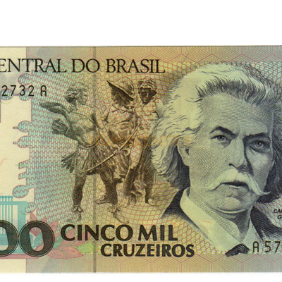 5000 Cruzeiros - Brasil 1992