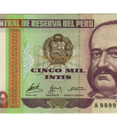 5000 Intis - Peru 1988