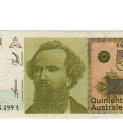 500 Australes - Argentina 1988