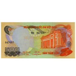 500 Dong - vietnam Sul 1970