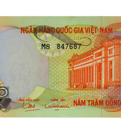 500 Dong - vietnam Sul 1970
