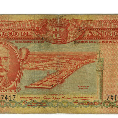 500 Escudos - Angola 1956 MBC-