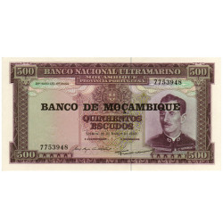 500 Escudos - Moçambique 1967 NOVA