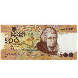500 Escudos - Portugal 4-8-1988 Bela