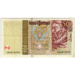 500 Escudos - Portugal 11-9-1997 Bela