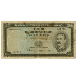 500 Escudos - Timor 1959